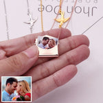 Custom Photo Engraved Handbag Necklace