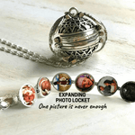 Expanding Photo Locket Necklace