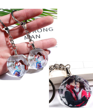 Crystal Photo Keychain By Shopuree