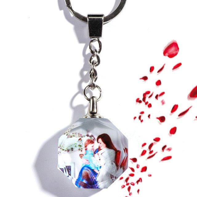 Porte-clés photo en cristal par Shopuree