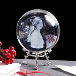 Engraved Crystal Ball By Shopuree