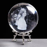 Engraved Crystal Ball By Shopuree