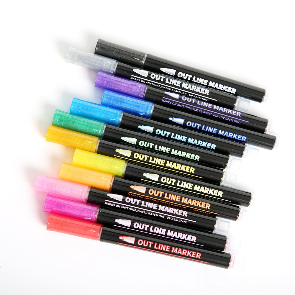 Marker Highlight Pens By Shopuree (Pack of 12)