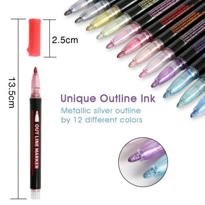 Marker Highlight Pens By Shopuree (Pack of 12)